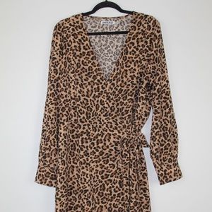 Unique 21 Hero Plus Wrap Dress With Asymmetric Hem